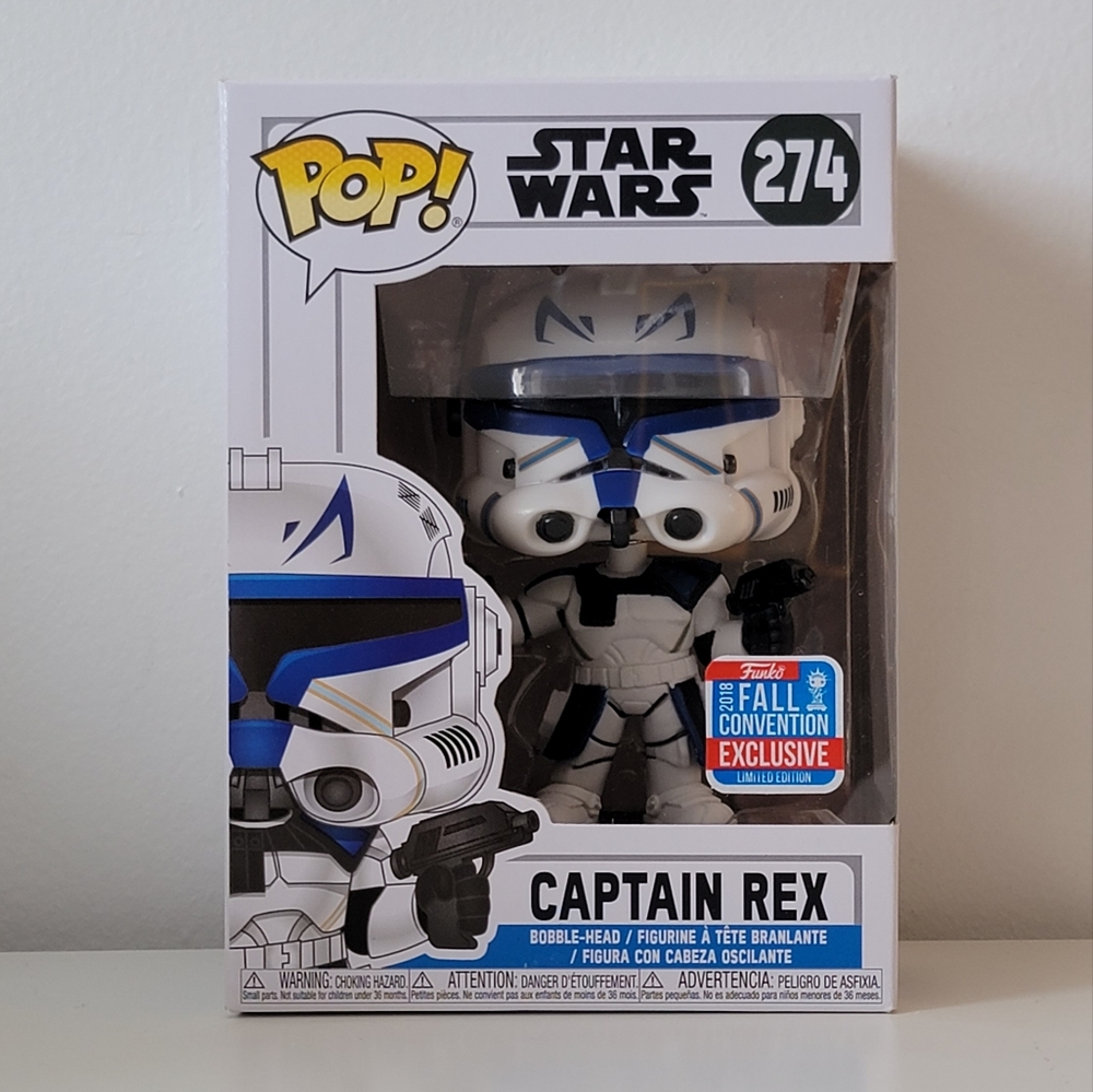 Star Wars Captain Rex 2019 Fall Convention Funko Pop #274.